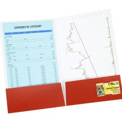 Foil Stamped Legal Pocket Folder - Gloss