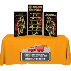 Fold N Go Tabletop Kit - 4 feet - Full Color