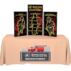 Fold N Go Tabletop Kit - 4 feet - Full Color