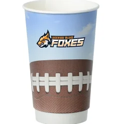 Football Full Color Insulated Paper Cup - 16 oz.