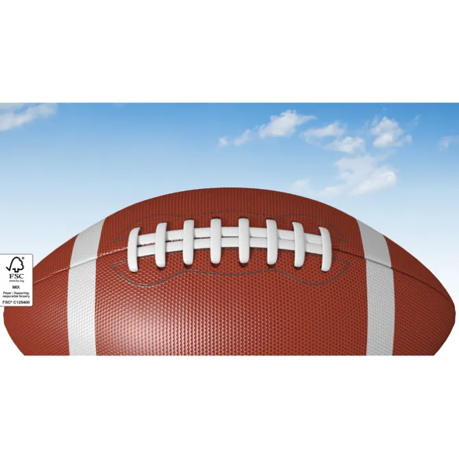 Football Full Color Insulated Paper Cup with Lid - 16 oz.