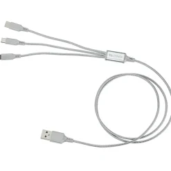 3-foot Metallic Charging Cable