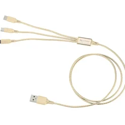 3-foot Metallic Charging Cable