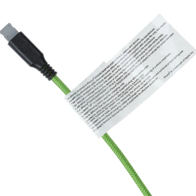3-foot Metallic Charging Cable - Light-Up Logo