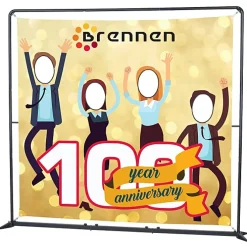 FrameWorx Banner Stand - Four Faces Cut Out