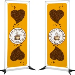 FrameWorx Banner Stand - 23-1/2 inches - Two Sided