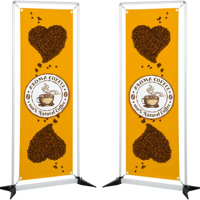 FrameWorx Banner Stand - 23-1/2 inches - Two Sided