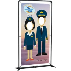 FrameWorx Banner Stand - 54 inches - Two Faces Cut Out