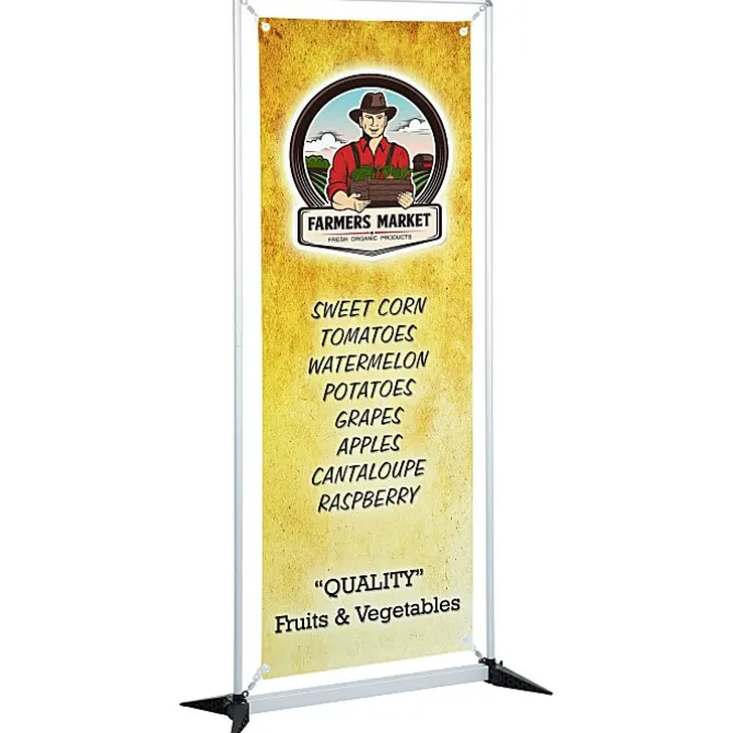 FrameWorx Banner Stand - 27 1/2 inches - Two Sided