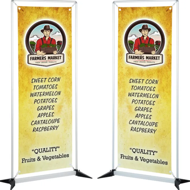 FrameWorx Banner Stand - 27 1/2 inches - Two Sided