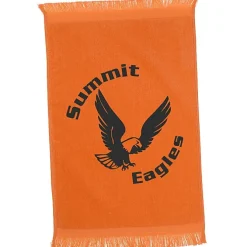 Fringed Velour Spirit Towel - 11 inches x 18 inches - Colors