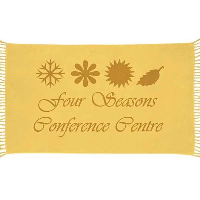Fringe Terry Velour Beach Towel - Colors