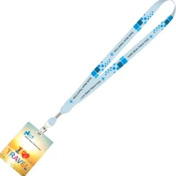 Full Color Lanyard and ID Badge Conference Combo
