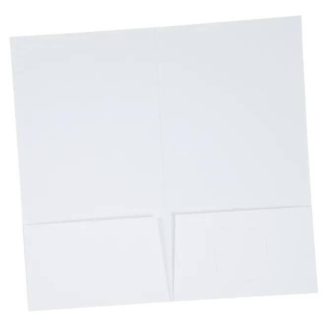 Full Color Paper Two-Pocket Mini Folder - 8 3/4 inches x 6 inches