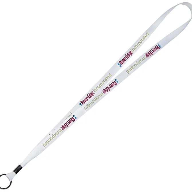 Full Color Ribbon Lanyard - 5/8 inches - 36 inches - Metal Split Ring