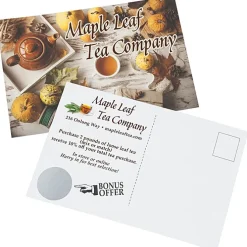 Full Color Scratch Off Postcard