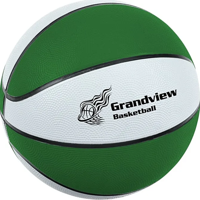 Full Size Rubber Basketball - Two Tone