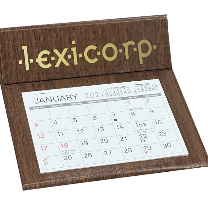 Genoa Desk Calendar