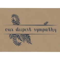 Gentle Fern Sympathy Card