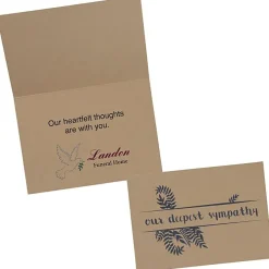 Gentle Fern Sympathy Card
