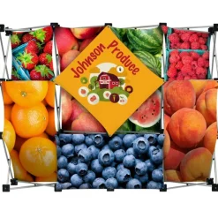 Geometric Junior Pop-Up Tabletop Display - 8 Panel