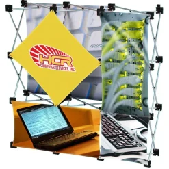 Geometric Junior Pop-Up Tabletop Display - 5-Panel