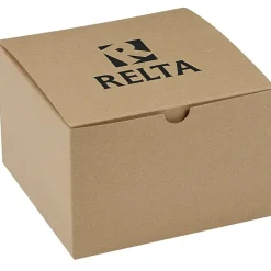 Gift Box - 6 inches x 6 inches x 4 inches - Natural Kraft