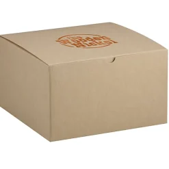 Gift Box - 10 inches x 10 inches x 6 inches - Natural Kraft