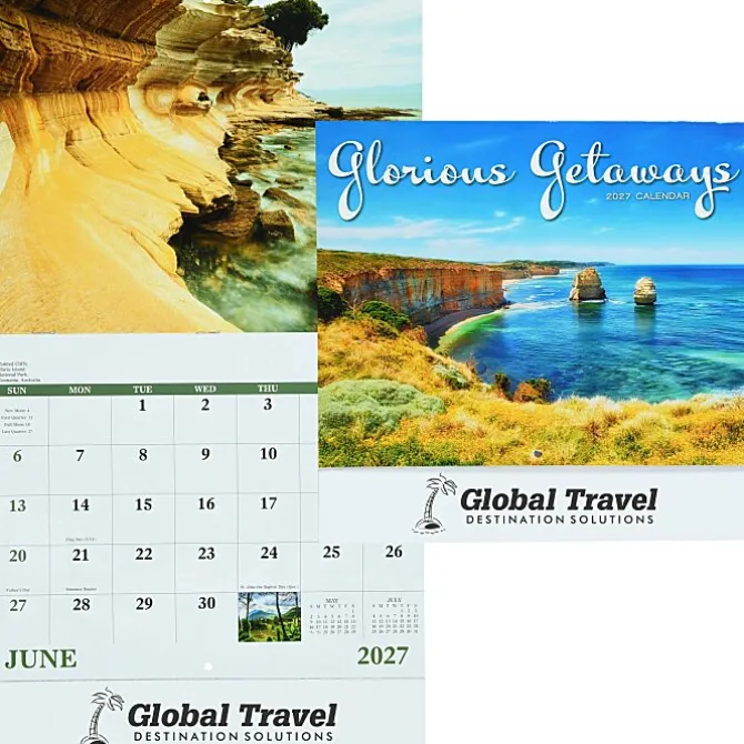 Glorious Getaways Calendar - Stapled