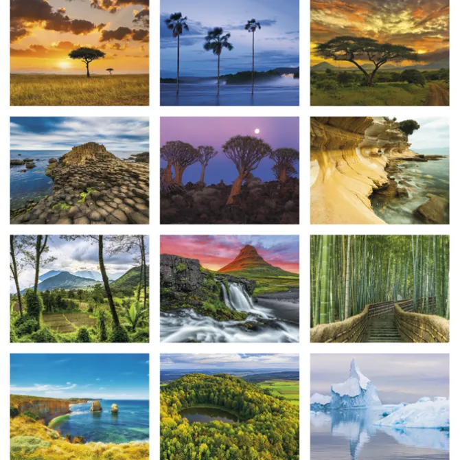 Glorious Getaways Calendar - Stapled