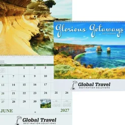 Glorious Getaways Calendar - Spiral