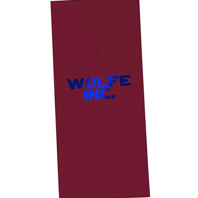 Gloss Paper Two-Pocket Mini Folder - 9 inches x 4 inches