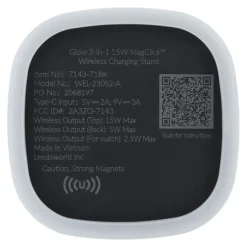 Glow 3-in-1 Wireless Charging Stand - 24 hr