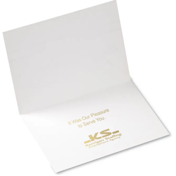 Gold Foil Thank You Greeting Card