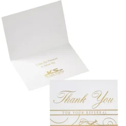 Gold Foil Thank You Greeting Card