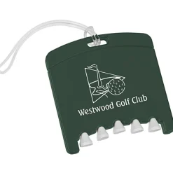 Golf Bag Tag with Tees