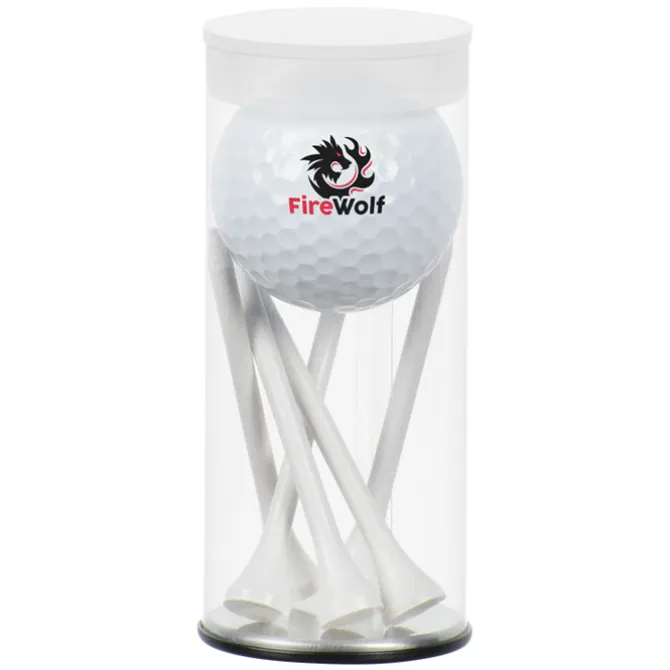 Golf Ball and Tee Tube