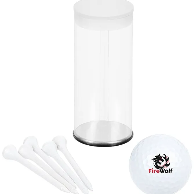 Golf Ball and Tee Tube