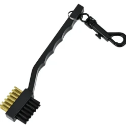 Golf Brush with Dual Bristles & Clip