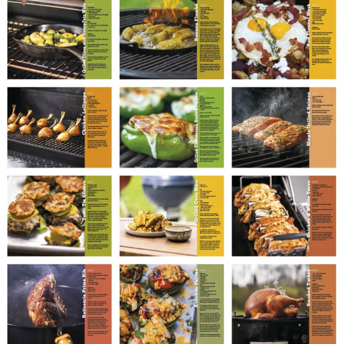 Grilling Wall Calendar - Stapled