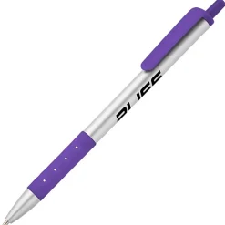 Grip Click Pen - Silver