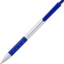 Grip Click Pen - Silver