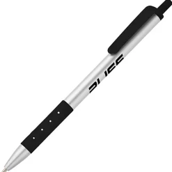 Grip Click Pen - Silver