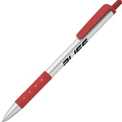 Grip Click Pen - Silver