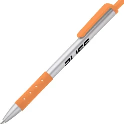 Grip Click Pen - Silver - 24 hr