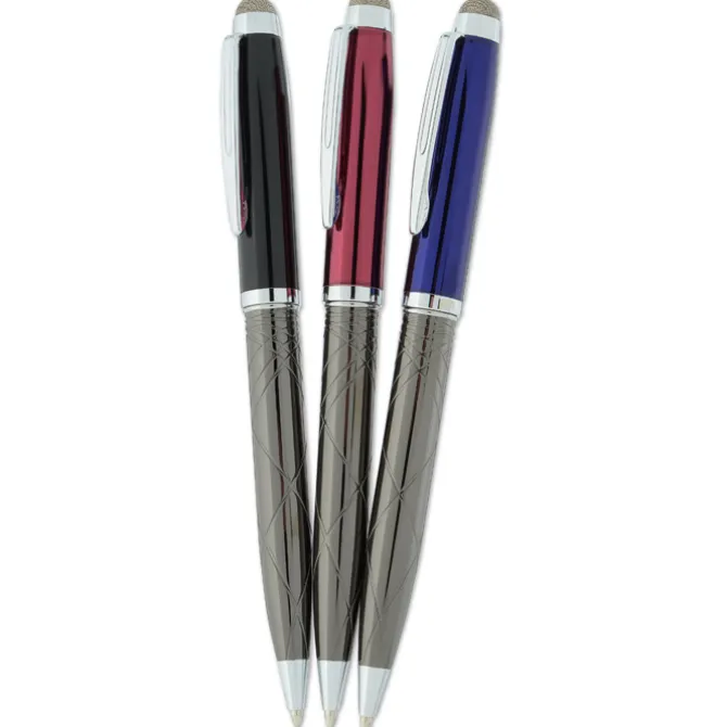 Guillox Nine Fiber Stylus Twist Metal Pen
