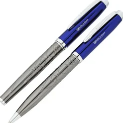 Guillox Nine Twist Metal Pen & Rollerball Pen Set with Gift Package