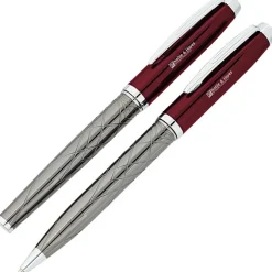 Guillox Nine Twist Metal Pen & Rollerball Pen Set with Gift Package