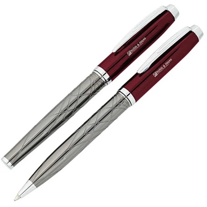 Guillox Nine Twist Metal Pen & Rollerball Pen Set