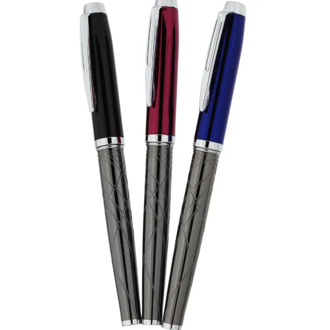 Guillox Nine Twist Metal Pen & Rollerball Pen Set